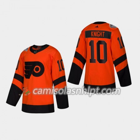 Camisola Philadelphia Flyers Corban Knight 10 Adidas 2019 Stadium Series Authentic - Homem